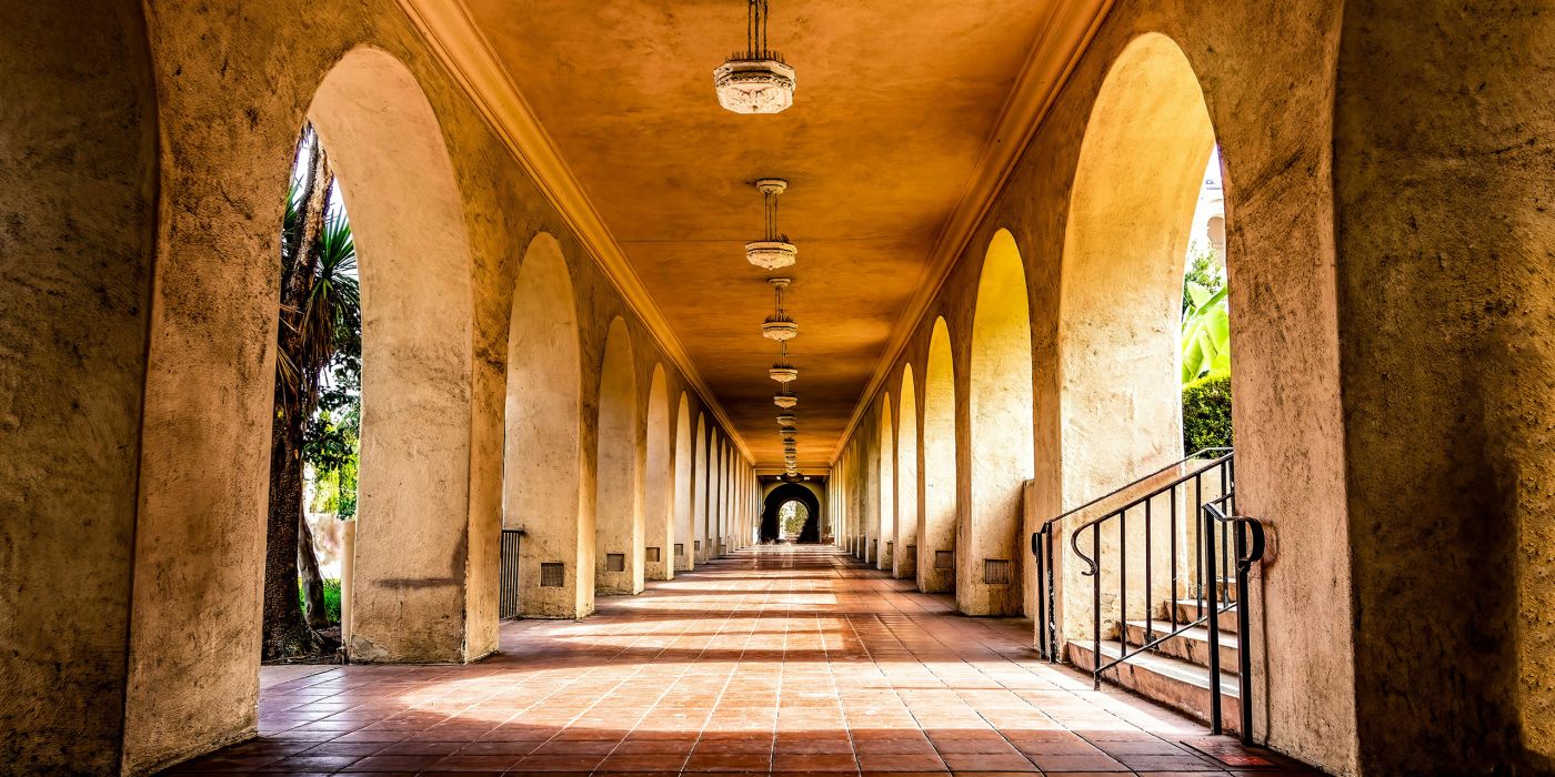 Arches at Balboa Park in San Diego