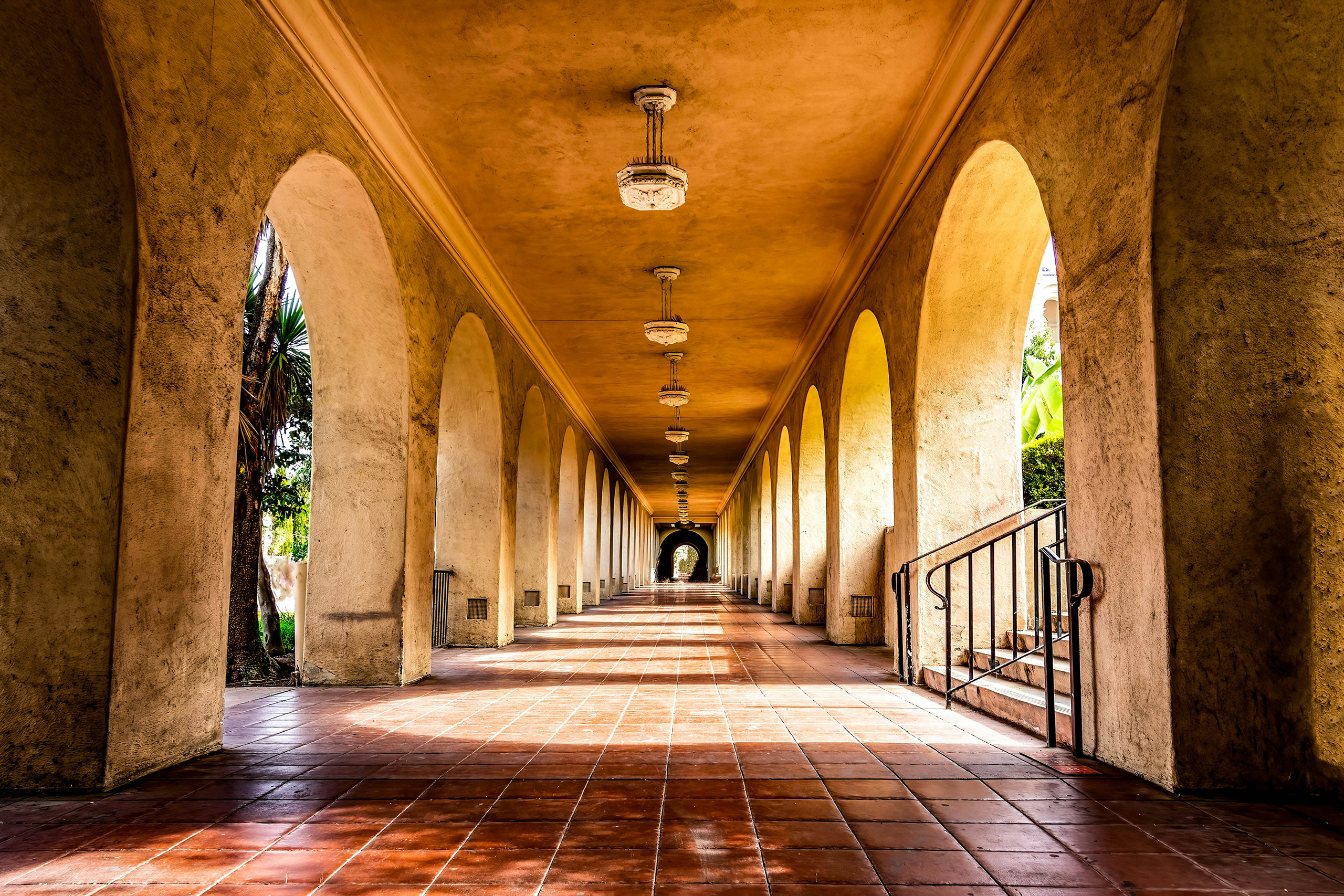 Arches at Balboa Park in San Diego