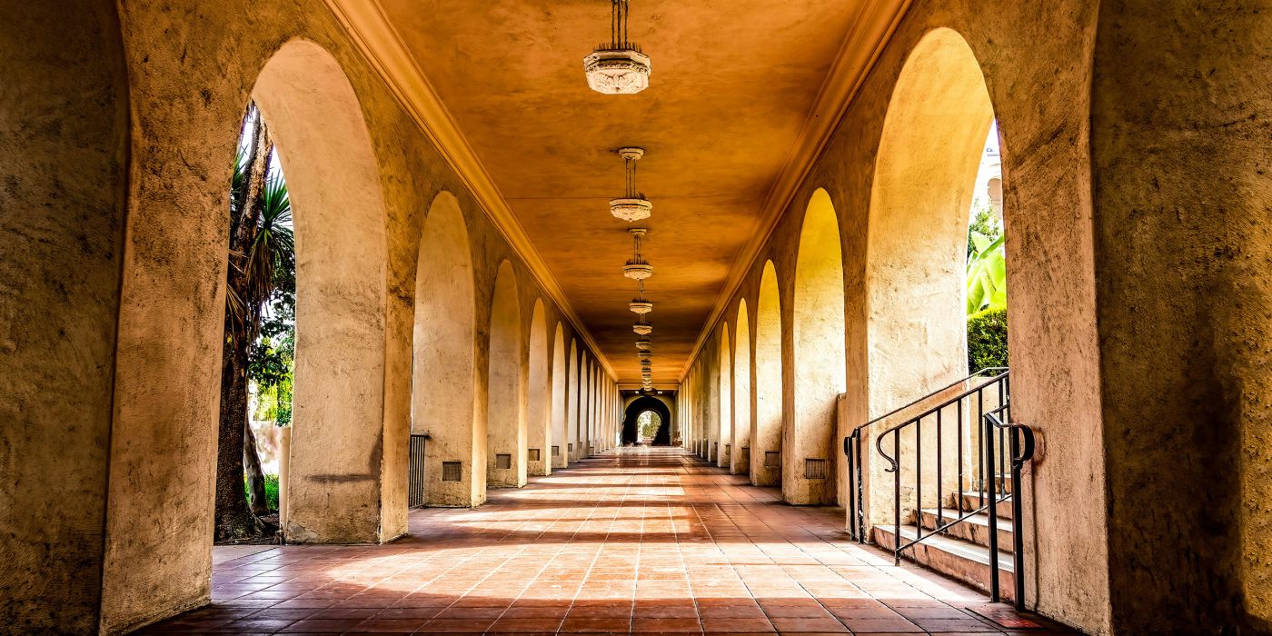Arches at Balboa Park in San Diego